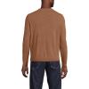 Lands’ End Men’s Fine Gauge Cashmere V-Neck Sweater(Fresh Nutmeg Heather)