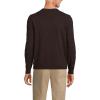 Lands’ End Men’s Fine Gauge Cashmere V-Neck Sweater(Warm Chocolate Donegal)