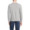 Lands’ End Men’s Fine Gauge Cotton V Neck Sweater(Gray Heather)