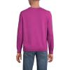 Lands’ End Men’s Fine Gauge Cotton V Neck Sweater(Light Raspberry Sorbet)