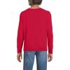 Lands’ End Men’s Fine Gauge Cotton V Neck Sweater(Vibrant Red)