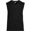 Lands’ End Men’s Fine Gauge Cotton Vest(Black)