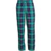 Lands’ End Men’s Flannel Pajama Pants(Green/Navy/Heritage Red Plaid)