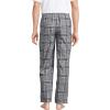 Lands’ End Men’s Flannel Pajama Pants(Pewter Heather/Gray Plaid)
