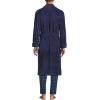 Lands’ End Men’s Full-Length Turkish Cotton Terry Bathrobe – 55″ Length | Plush, Absorbent, 2 Pockets, Spa Comfort(Deep Sea Navy)