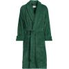 Lands’ End Men’s Full-Length Turkish Cotton Terry Bathrobe – 55″ Length | Plush, Absorbent, 2 Pockets, Spa Comfort(Light Emeralds)