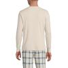 Lands’ End Men’s Knit Rib Henley(Flax Heather)