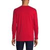 Lands’ End Men’s Knit Rib Henley(Rich Red)