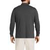 Lands’ End Men’s Long Sleeve American-Grown Supima Cotton Polo Shirt with Pocket(Dark Charcoal Heather)