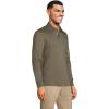 Lands’ End Men’s Long Sleeve American-Grown Supima Cotton Polo Shirt with Pocket(Forest Moss)