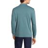 Lands’ End Men’s Long Sleeve American-Grown Supima Cotton Polo Shirt with Pocket(Tourmaline)