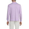 Lands’ End Men’s Long Sleeve American-Grown Supima Cotton Polo Shirt with Pocket(Whisper Lilac)