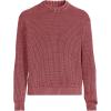 Lands’ End Men’s Long Sleeve Garment Dyed Sweater(Dark Saffron)