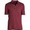 Lands’ End Men’s Premium American-Grown Supima Cotton Polo Shirt, Short Sleeve, Pocket – Big & Tall(Rich Burgundy)