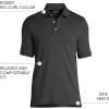 Lands’ End Men’s Short Sleeve American-Grown Supima Cotton Polo Shirt(Black)