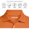 Lands’ End Men’s Short Sleeve American-Grown Supima Cotton Polo Shirt(Desert Clay)