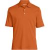 Lands’ End Men’s Short Sleeve American-Grown Supima Cotton Polo Shirt(Desert Clay)
