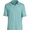 Lands’ End Men’s Short Sleeve American-Grown Supima Cotton Polo Shirt(Mint Sky)