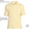 Lands’ End Men’s Short Sleeve American-Grown Supima Cotton Polo Shirt(Pale Yellow)