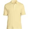 Lands’ End Men’s Short Sleeve American-Grown Supima Cotton Polo Shirt(Pale Yellow)