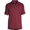 Lands’ End Men’s Short Sleeve American-Grown Supima Cotton Polo Shirt(Rich Burgundy)