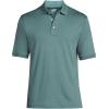 Lands’ End Men’s Short Sleeve American-Grown Supima Cotton Polo Shirt(Tourmaline)
