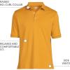 Lands’ End Men’s Short Sleeve American-Grown Supima Cotton Polo Shirt(Vintage Amber)