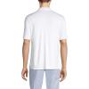 Lands’ End Men’s Short Sleeve American-Grown Supima Cotton Polo Shirt(White)
