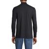Lands’ End Men’s Super-T Cotton-Blend Mock Turtleneck Shirt(Black)