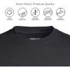 Lands’ End Men’s Super-T Long Sleeve T-Shirt(Black)