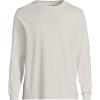 Lands’ End Men’s Super-T Long Sleeve T-Shirt(Light Stone)