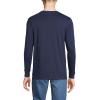 Lands’ End Men’s Super-T Long Sleeve T-Shirt(Radiant Navy)