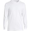Lands’ End Men’s Super-T Long Sleeve T-Shirt(White)