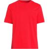 Lands’ End Men’s Super-T Short Sleeve T-Shirt with Pocket(Coral Red)