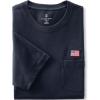 Lands’ End Men’s Super-T Short Sleeve T-Shirt with Pocket(Dark Charcoal Heather)