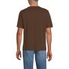 Lands’ End Men’s Super-T Short Sleeve T-Shirt with Pocket(Dark Walnut Brown)