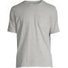Lands’ End Men’s Super-T Short Sleeve T-Shirt with Pocket(Gray Heather)