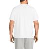 Lands’ End Men’s Super-T Short Sleeve T-Shirt with Pocket(White)