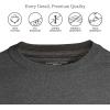 Lands’ End Men’s Super-T Short Sleeve T-Shirt(Dark Charcoal Heather)