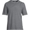 Lands’ End Men’s Super-T Short Sleeve T-Shirt(Dark Gray Sky Garment Dye)