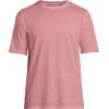 Lands’ End Men’s Super-T Short Sleeve T-Shirt(Washed Coral Clay Garment Dye)