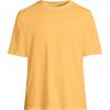 Lands’ End Men’s Super-T Short Sleeve T-Shirt(Washed Mango Garment Dye)
