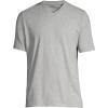 Lands’ End Men’s Super-T Short Sleeve V-Neck T-Shirt(Gray Heather)