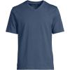 Lands’ End Men’s Super-T Short Sleeve V-Neck T-Shirt(Nightfall Blue)