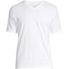 Lands’ End Men’s Super-T Short Sleeve V-Neck T-Shirt(White)