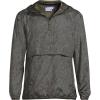 Lands’ End Men’s UPF 50 Anorak Windbreaker(Washed Expedition Green Camo)