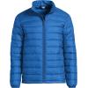 Lands’ End Men’s Wanderweight Ultralight Packable Down Jacket(Evening Cobalt Heather)
