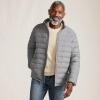 Lands’ End Men’s Wanderweight Ultralight Packable Down Jacket(Mica Heather)