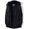 Lands’ End Squall Packable Waterproof Raincoat(Black)