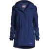 Lands’ End Squall Packable Waterproof Raincoat(Deep Sea Navy)